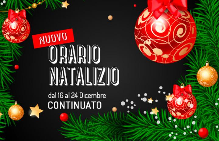 orario di natale jolly sport