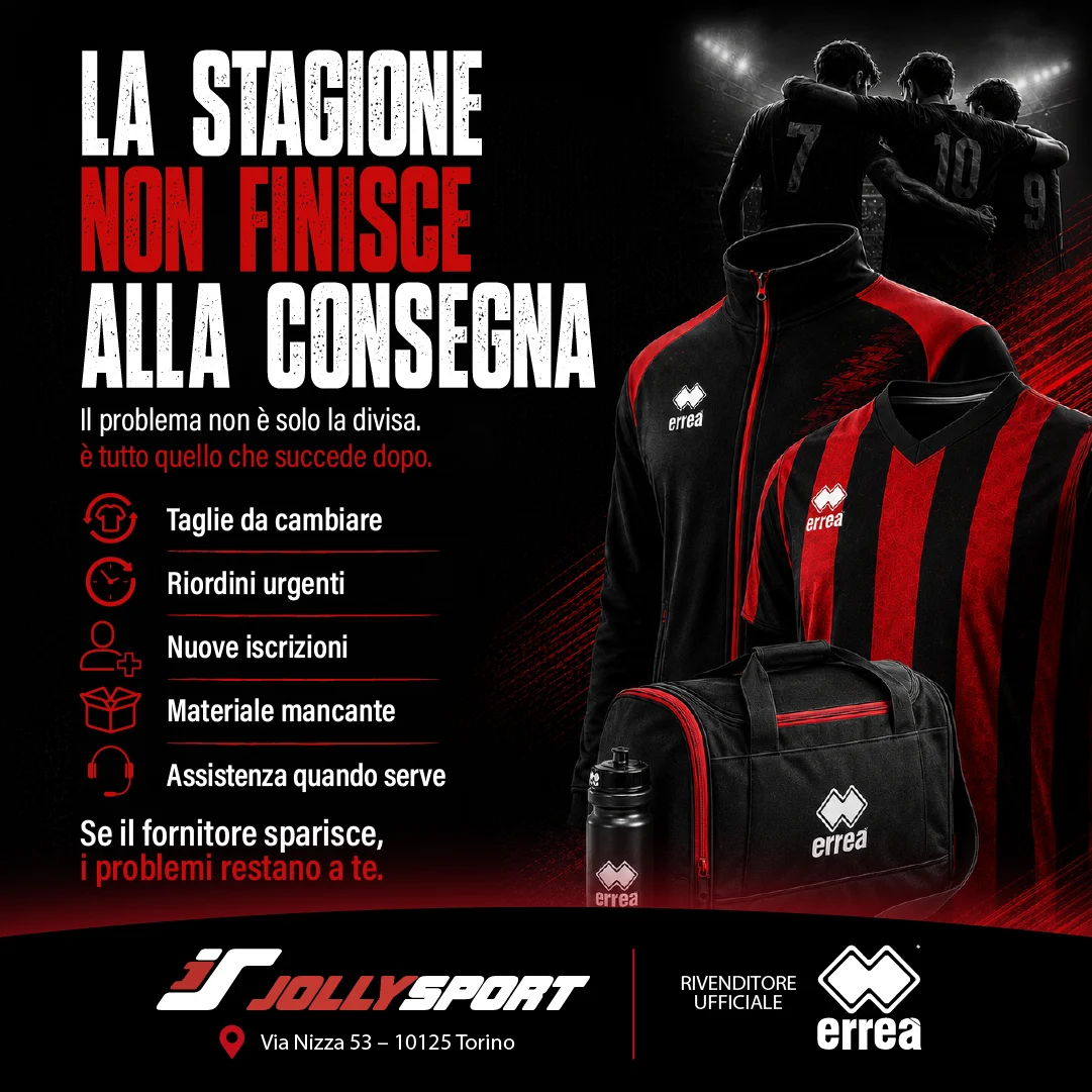 Assistenza Jolly Sport durante tutta la stagione sportiva