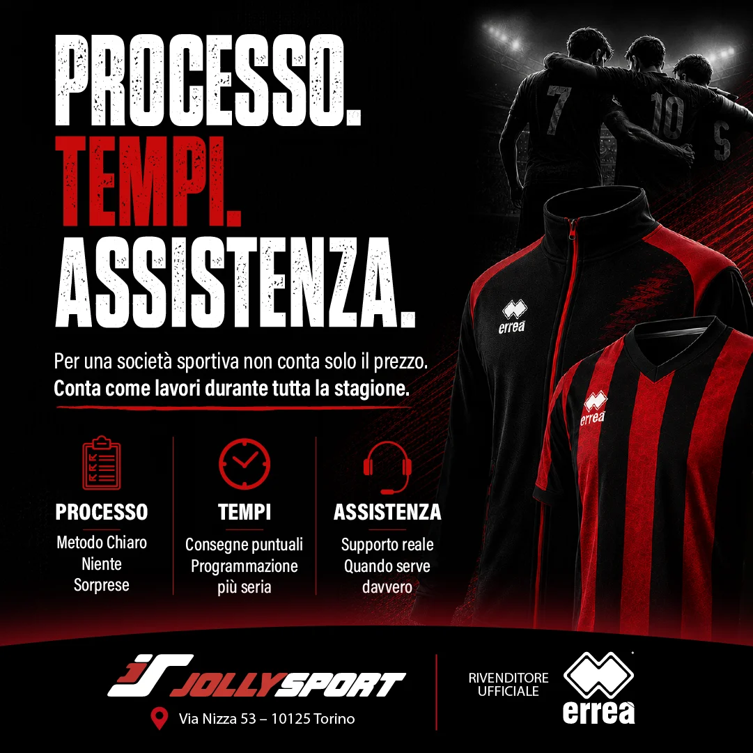 Processo, tempi e assistenza del servizio Teamwear Jolly Sport