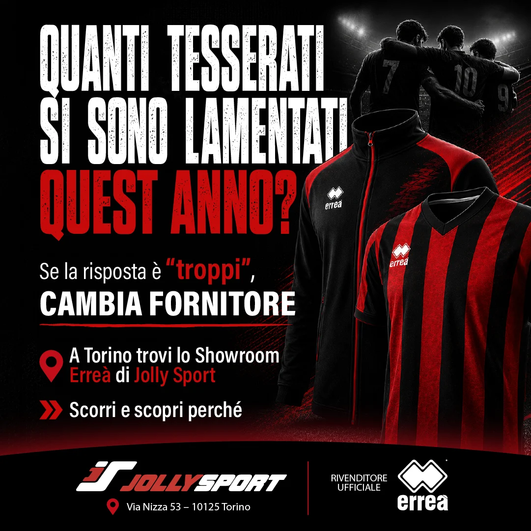 Campagna Teamwear Jolly Sport dedicata alle società sportive